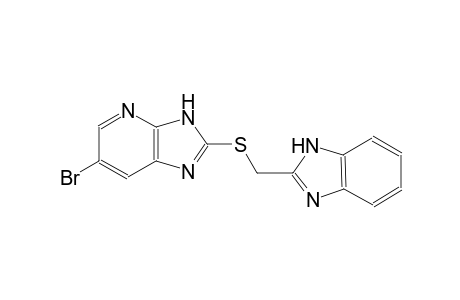 2-[(1H-benzimidazol-2-ylmethyl)sulfanyl]-6-bromo-3H-imidazo[4,5-b]pyridine