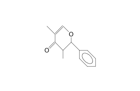 3,cis-5-Dimethyl-2-phenyl-2,3-dihydro-4H-pyran-4-one