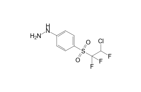 {p-[(2-chloro-1,1,2-trifluoroethyl)sulfonyl]phenyl}hydrazine