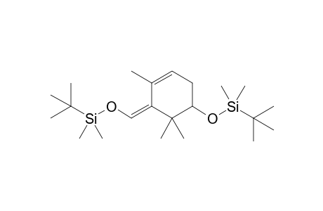 4-tert-Butyldimethylsiloxy-1,5,5-trimethyl-6-tert-butyldimethylsilyloxymethylenecyclohex-1-ene