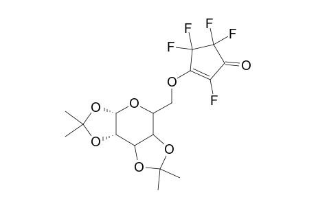 3-(1,2:3,4-DI-O-ISOPROPYLIDENE-ALPHA-D-GALACTOPYRANOSE)-PENTAFLUOROCYCLOPENT-2-EN-1-ONE