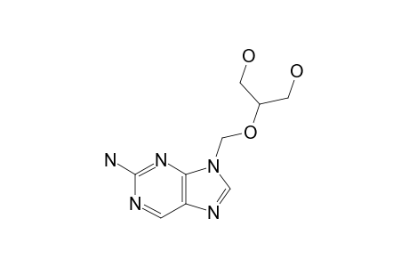 9-[(2-HYDROXY-1-(HYDROXYMETHYL)-ETHOXY]-METHYL]-2-AMINOPURINE