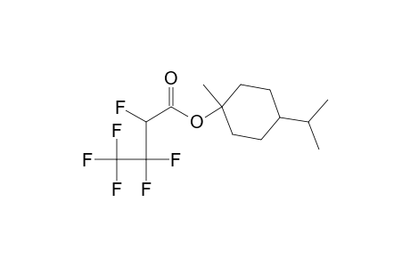 4-Isopropyl-1-methylcyclohexyl 2,3,3,4,4,4-hexafluorobutanoate