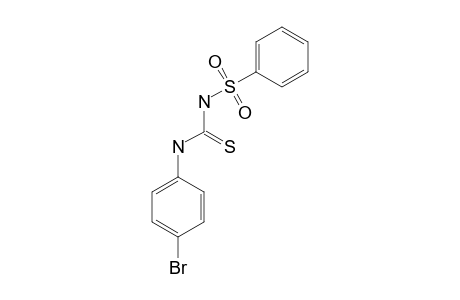 1-(p-bromophenyl)-3-(phenylsulfonyl)-2-thiourea