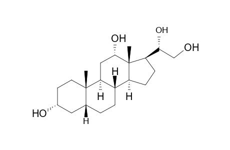 5β-pregnane-3α,12α,20β,21-tetrol