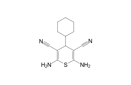 2,6-Diamino-4-cyclohexyl-4H-thiopyran-3,5-dicarbonitrile