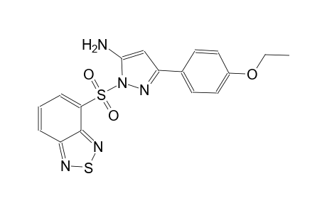 1H-pyrazol-5-amine, 1-(2,1,3-benzothiadiazol-4-ylsulfonyl)-3-(4-ethoxyphenyl)-