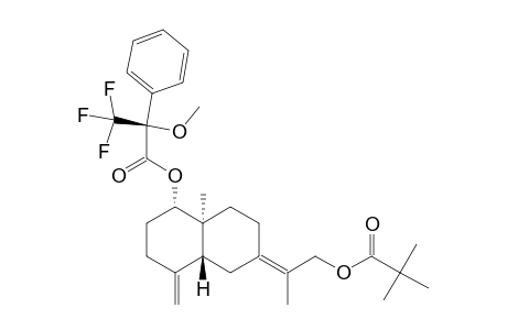 (-)-PIVALOYL-(2R)-[(2-METHOXY-2-TRIFLUORO)-PHENYL-ACETIC-ACID]-COMOSOL;(R)-MTPAESTER