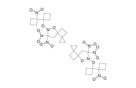 9,9-DINITRO-8-[1'-NITRO-1,1'-BI-(CYCLOBUTYL)-1-YLOXY]-7-OXA-8-AZADISPIRO-[2.2.4.0]-DECANE;MIXTURE_OF_DIASTEREOMERS