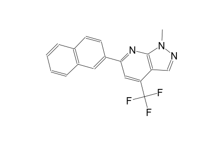 1H-pyrazolo[3,4-b]pyridine, 1-methyl-6-(2-naphthalenyl)-4-(trifluoromethyl)-