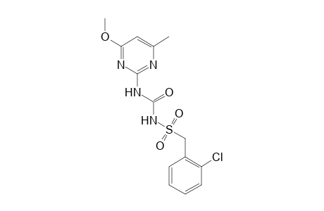 Benzenemethanesulfonamide, 2-chloro-N-[[(4-methoxy-6-methyl-2-pyrimidinyl)amino]carbonyl]-