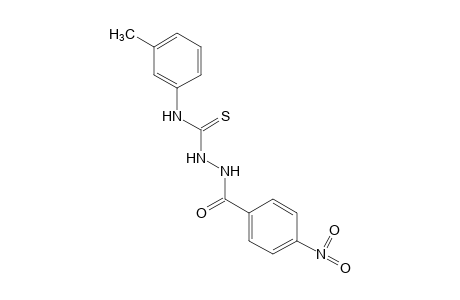 1-(p-nitrobenzoyl)-3-thio-4-m-tolylsemicarbazide