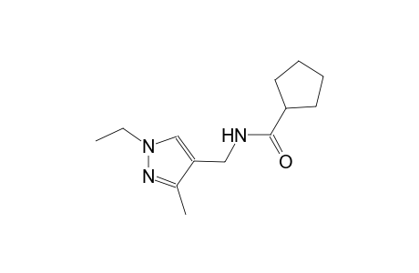 N-[(1-ethyl-3-methyl-1H-pyrazol-4-yl)methyl]cyclopentanecarboxamide