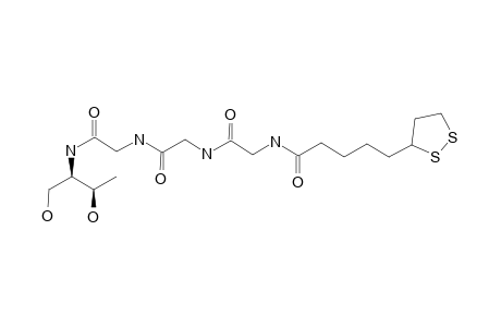 N-[N'-[5-(1,2-DITHIOLAN-3-YL)-PENTANOYL]-GLYCYLGLYCYLGLYCYL]-L-THREONINOL