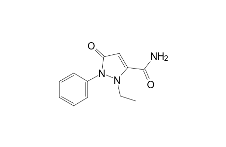 2-ethyl-5-oxo-1-phenyl-3-pyrazoline-3-carboxamide