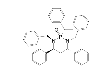 (RS)-(4L,6L,1'X)-1,3-DIBENZYL-4,6-DIPHENYL-2-(1-PHENYLETHYL)-1,3,2-DIAZA-PHOSPHORINANE-2-OXIDE