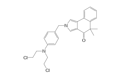 2-[4-[BIS-(2-CHLOROETHYL)-AMINO]-BENZYL]-5,5-DIMETHYL-2,5-DIHYDRO-4H-BENZO-[E]-ISOINDOL-4-ONE