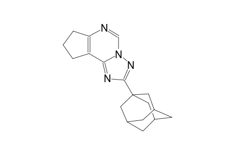 7H-cyclopenta[e][1,2,4]triazolo[1,5-c]pyrimidine, 8,9-dihydro-2-tricyclo[3.3.1.1~3,7~]dec-1-yl-