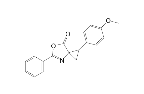 1-(p-methoxyphenyl)-5-phenyl-6-oxa-4-azaspiro[2,4]hept-4-en-7-one