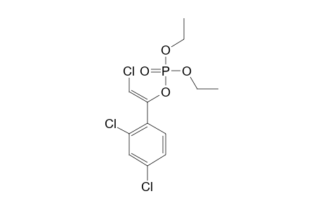 Phosphoric acid, 2-chloro-1-(2,4-dichlorophenyl)ethenyl diethyl ester, (E)-