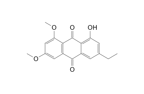 3-Ethyl-1-hydroxy-6,8-dimethoxyanthracene-9,10-dione