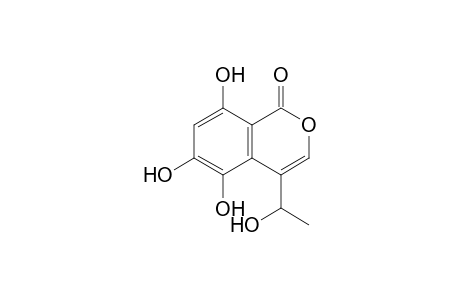 5,6,8-TRIHYDROXY-4-(1'-HYDROXYETHYL)-ISOCOUMARINE