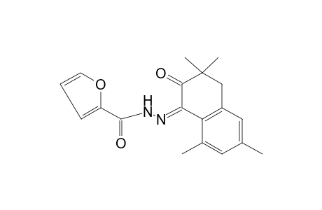 2-furoic acid, (3,4-dihydro-2-oxo-3,3,6,8-tetramethyl-1(2H)-naphthylidene)hydrazide