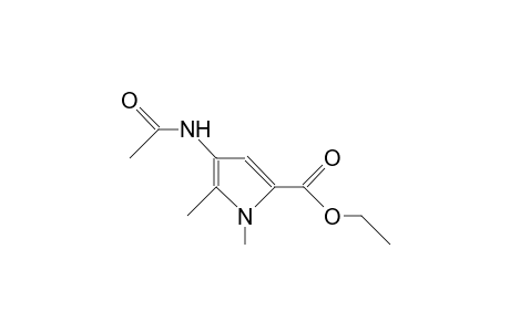 4-ACETYLAMINO-1,5-DIMETHYLPYRROL-2-CARBONSAEURE-ETHYLESTER