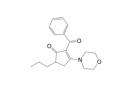 2-Benzoyl-3-morpholino-5-propyl-2-cyclopentenone