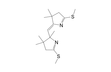 1-Pyrroline, 2-methylthio-4,4,5-trimethyl-5-[(2-methylthio-4,4,-dimethyl-1-pyrrolinidenyl-5)methylene]-