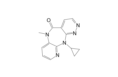 11-CYCLOPROPYL-6,11-DIHYDRO-6-METHYL-(5H)-PYRIDAZINO-[3,4-E]-PYRIDO-[3,2-B]-[1,4]-DIAZEPIN-5-ONE