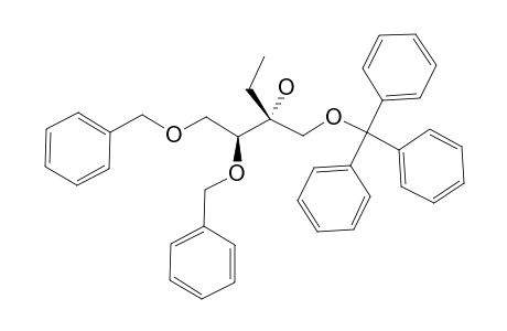 (2R,3S)-1-O-TRITYL-3,4-DI-O-BENZYL-2-ETHYLBUTANE-1,2,3,4-TETRAOL