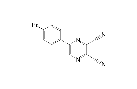 5-(p-bromophenyl)-2,3-pyrazinedicarbonitrile