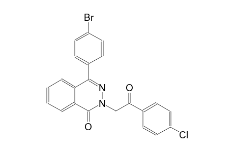 4-(4-bromophenyl)-2-[2-(4-chlorophenyl)-2-oxoethyl]-1(2H)-phthalazinone