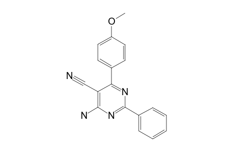 4-AMINO-6-(4'-METHOXYPHENYL)-2-PHENYLPYRIMIDINE-5-CARBONITRILE