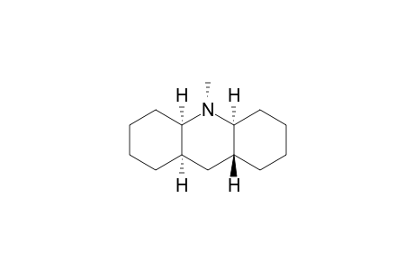 (4A-ALPHA,8A-ALPHA,9A-BETA,10A-ALPHA)-TETRADECAHYDRO-10-METHYLACRIDINE