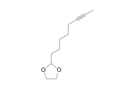 1,3-Dioxolane, 2-(6-octynyl)-