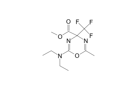 methyl 2-(diethylamino)-6-methyl-4-(trifluoromethyl)-4H-1,3,5-oxadiazine-4-carboxylate