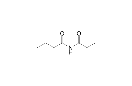 Butanamide, N-(1-oxopropyl)-