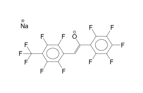 (4-TRIFLUOROMETHYLTETRAFLUOROBENZYL)PENTAFLUOROPHENYLKETONE, SODIUMSALT