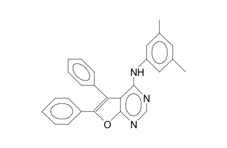 5,6-Diphenyl-N-(3,5-dimethyl-phenyl)-furo(2,3-)dipyrimidin-4-amine