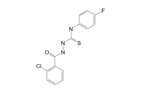 1-(o-chlorobenzoyl)-4-(p-fluorophenyl)-3-thiosemicarbazide