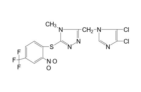 3-[(4,5-dichloroimidazol-1-yl)methyl]-4-methyl-5-[(2-nitro-alpha,alpha,alpha-trifluoro-p-tolyl)thio]-4H-1,2,4-triazole