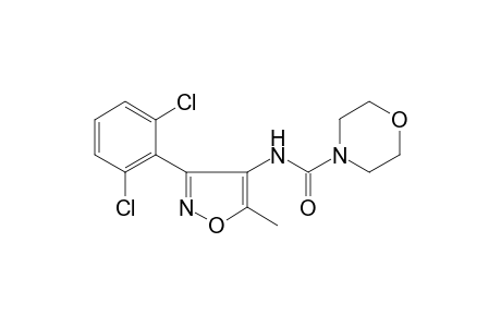 N-[3-(2,6-Dichlorophenyl)-5-methyl-4-isoxazolyl]-4-morpholinecarboxamide