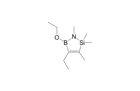 1-Aza-2-sila-5-boracyclopent-3-ene, 5-ethoxy-4-ethyl-1,2,2,3-tetramethyl-