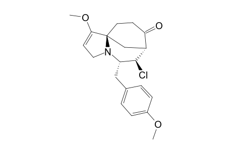 (5S,6R,7R,11S)-6-CHLORO-1-METHOXY-5-(4-METHOXYBENZYL)-6,7,9,10-TETRAHYDRO-3H-7,10A-METHANOPYRROLO-[1,2-A]-AZOCINE-8(5H)-ONE