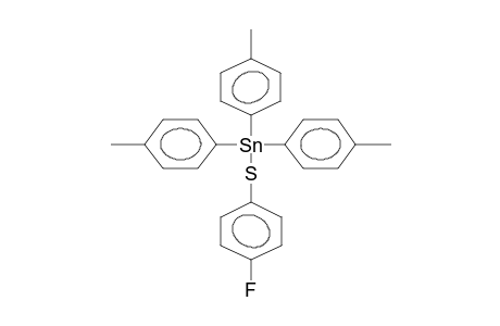 TRIS(4-METHYLPHENYL)TIN 4-FLUOROTHIOPHENOLATE