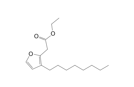 ethyl 2-(3-octylfuran-2-yl)acetate