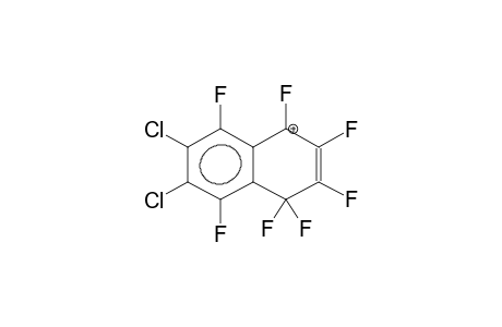 6,7-DICHLOROPERFLUORO-1-NAPHTHALENONIUM CATION