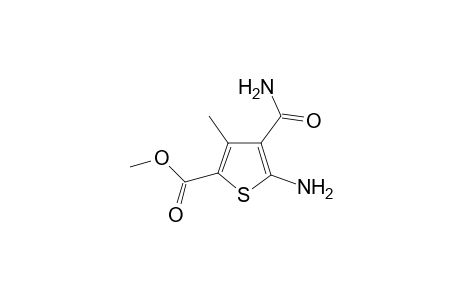 Thiophene-2-carboxylic acid, 5-amino-4-aminocarbonyl-3-methyl-, methyl ester